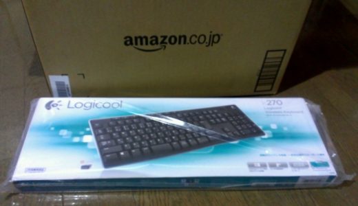 Logicoolのワイヤレスキーボード（Wireless Keyboard） [K270]購入！！